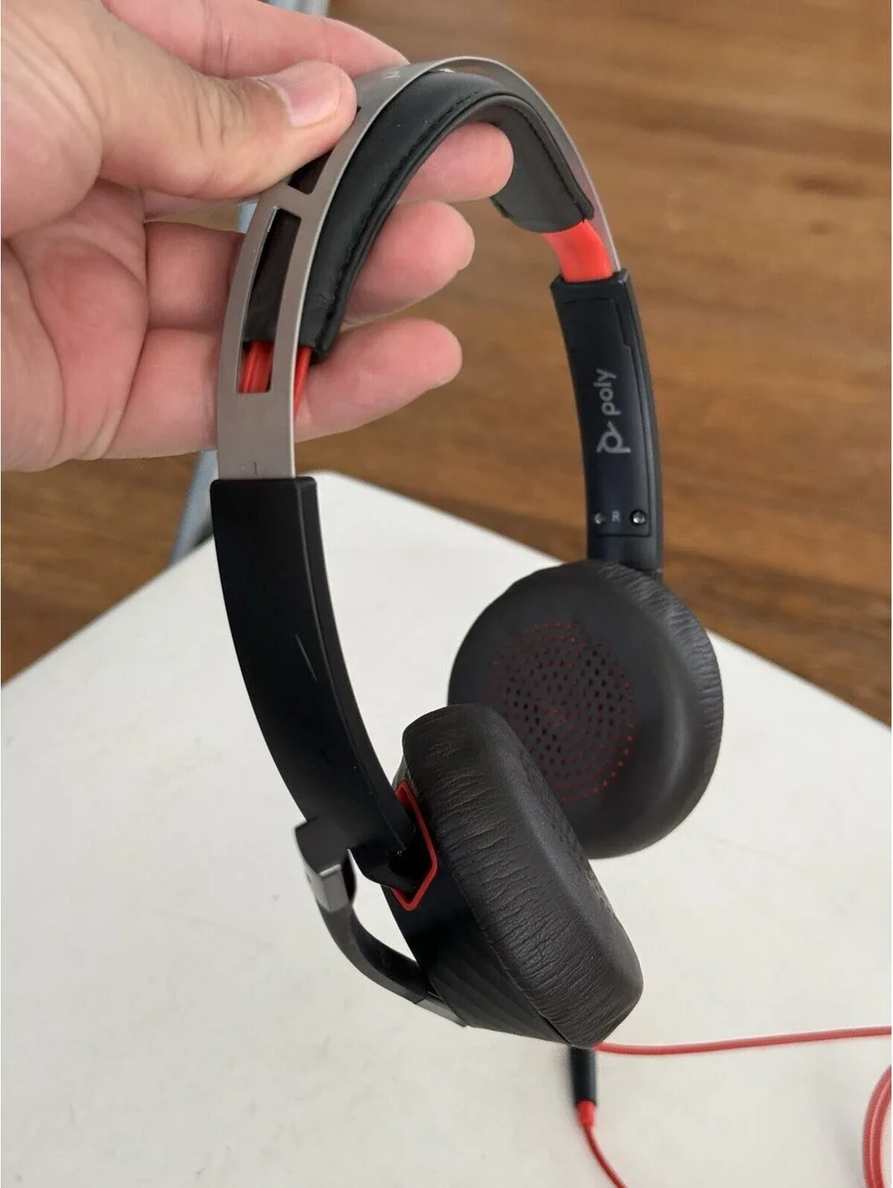 Plantronics Poly Blackwire C5220T Stereo USB-C Wired Headset , Missing Adapter